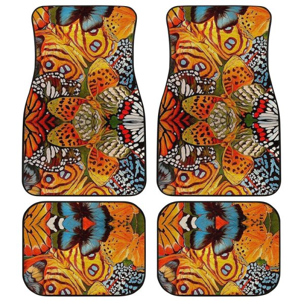 Monarch Butterfly Car Floor Mats Custom Butterfly Car Accessories