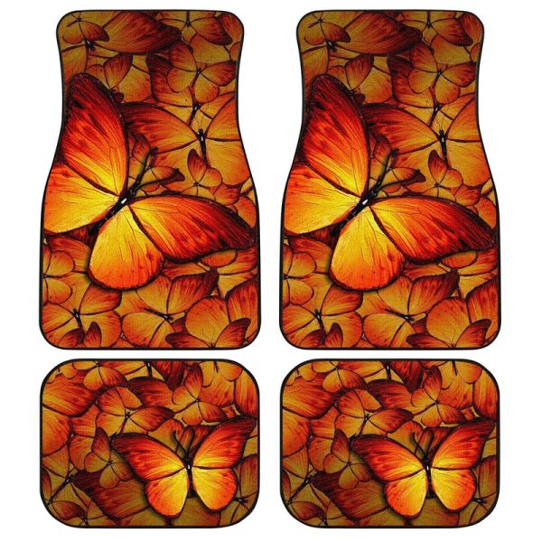 Monarch Butterfly Car Floor Mats Custom Cool Car Accessories