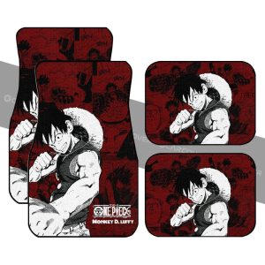 Monkey D. Luffy Car Floor Mats Custom Anime Mix Manga One Piece Car Interior Accessories