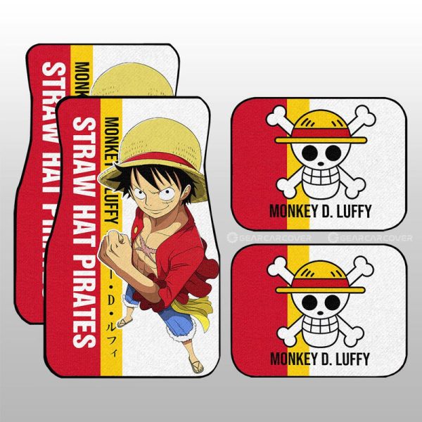 Monkey D. Luffy Car Floor Mats Custom Car Accessories For Fans