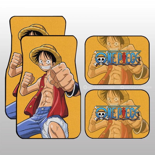 Monkey D. Luffy Car Floor Mats Custom One Piece Anime