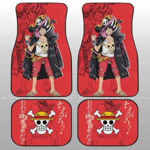 Monkey D. Luffy Car Floor Mats Custom One Piece Anime Car Accessories