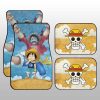 Monkey D. Luffy Car Floor Mats Custom One Piece Map Anime Car Accessories