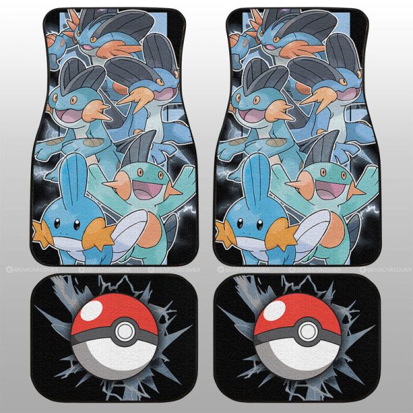 Mudkip Car Floor Mats Custom Car Accessories For Fans