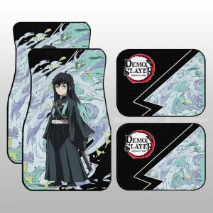 Muichirou Tokitou Car Floor Mats Custom Demon Slayer Anime Car Accessories