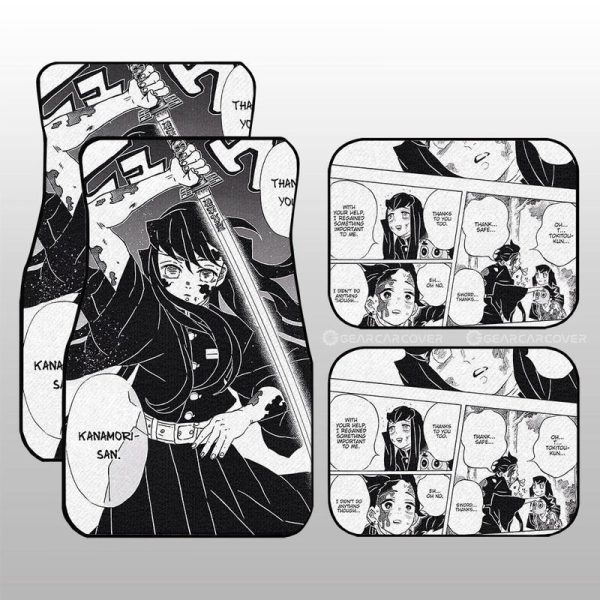 Muichirou Tokitou Car Floor Mats Custom Kimetsu No Yaiba Manga Car Accessories