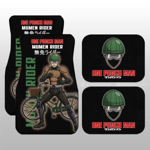 Mumen Rider Car Floor Mats Custom One Punch Man Anime Car Accessories