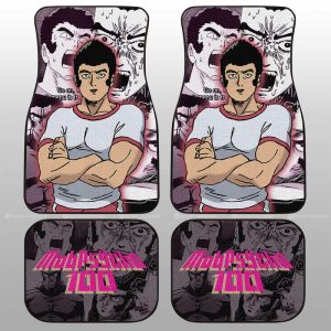 Musashi Goda Car Floor Mats Custom Mob Psycho 100 Anime Car Interior Accessories