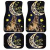 My Friend German Shepherd Car Floor Mats Custom I Love You To The Moon And Back Car Accessories