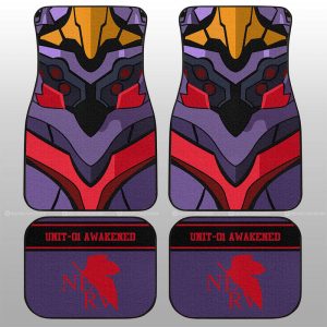 NGE Unit 01 Awakened Car Floor Mats Custom NGE Car Interior Accessories