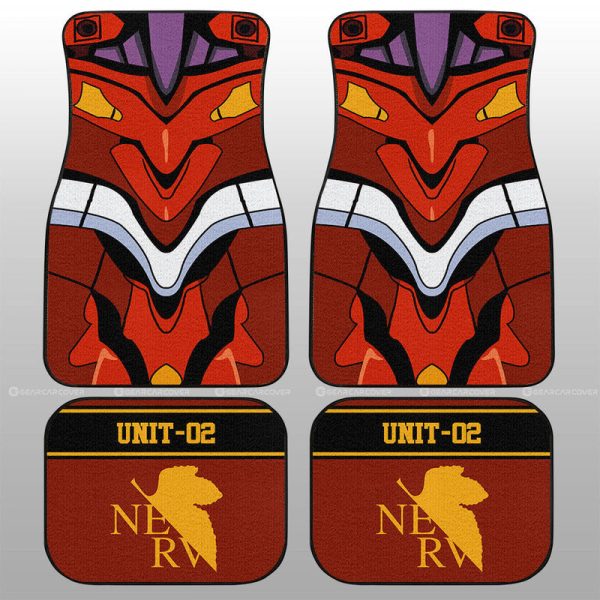 NGE Unit 02 Car Floor Mats Custom NGE Car Interior Accessories