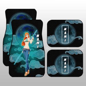 Nami Car Floor Mats Custom Anime One Piece Car Accessories For Anime Fans