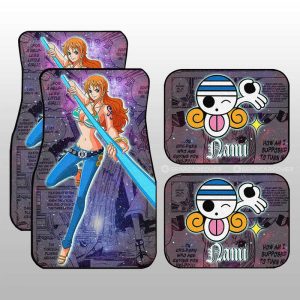 Nami Car Floor Mats Custom Car Accessories Manga Galaxy Style