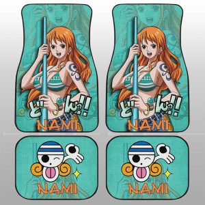 Nami Car Floor Mats Custom One Piece Anime Car Accessories