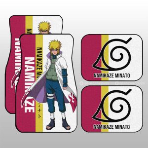 Namikaze Minato Car Floor Mats Custom Anime Car Accessories