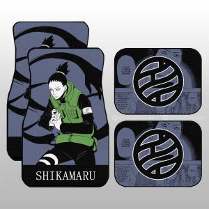 Nara Shikamaru Car Floor Mats Custom Anime Car Accessories Manga Color Style