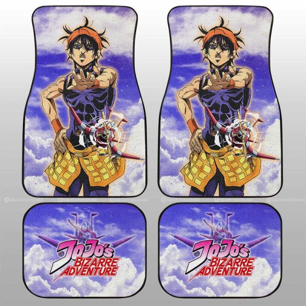 Narancia Ghirga Car Floor Mats Custom Jojo's Bizarre Adventures Anime