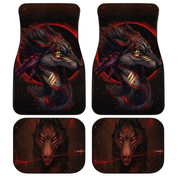 Native American Wolf Dreamcatcher Car Floor Mats