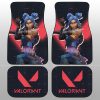 Neon Car Floor Mats Custom Valorant Agent