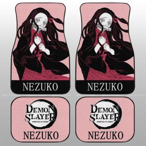 Nezuko Car Floor Mats Custom Car Accessories