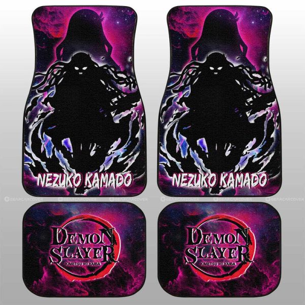 Nezuko Car Floor Mats Custom Silhouette Style