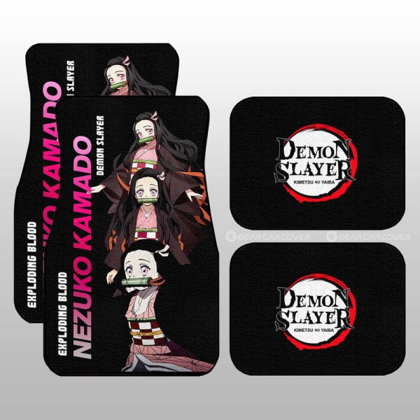 Nezuko Kamado Car Floor Mats Custom