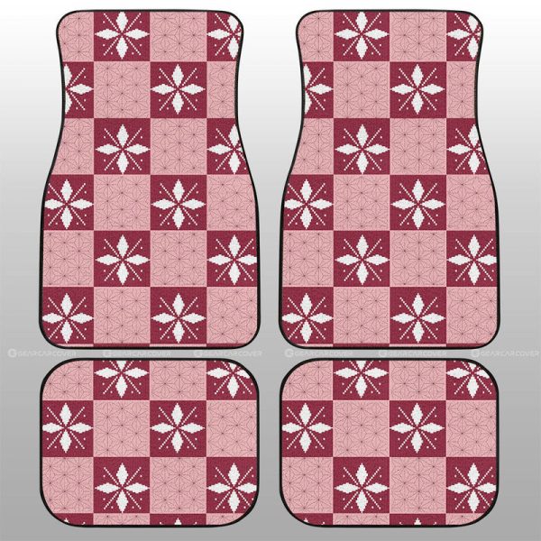 Nezuko Kamado Car Floor Mats Custom Anime Car Accessories