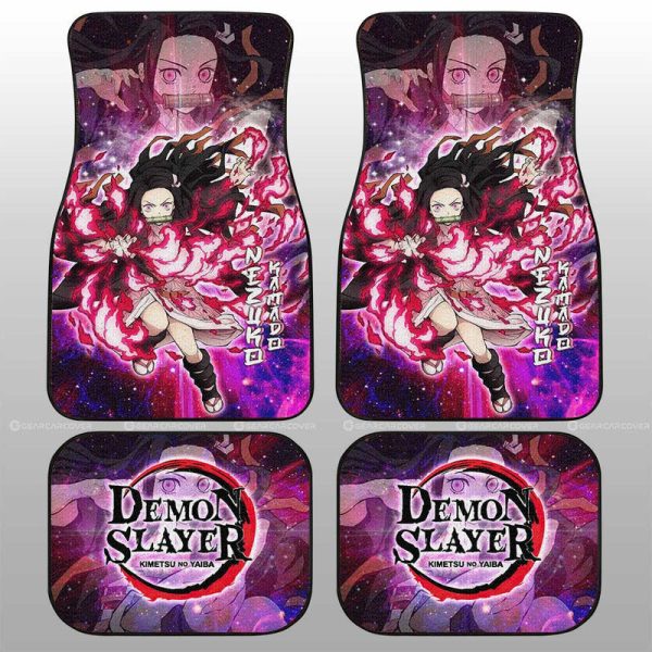 Nezuko Kamado Car Floor Mats Custom Characters Demon Slayer Car Accessories