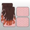 Nezuko Uniform Car Floor Mats Custom Hairstyle Car Interior Accessories