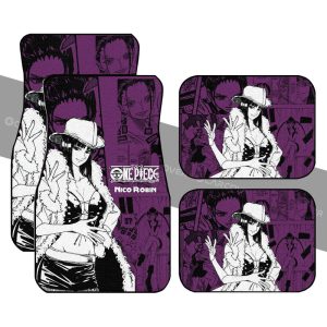 Nico Robin Car Floor Mats Custom Anime Mix Manga One Piece Car Interior Accessories