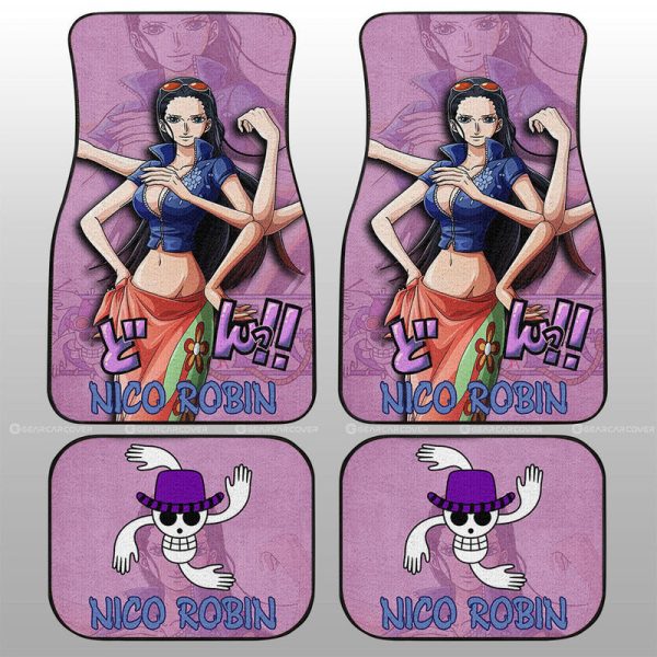 Nico Robin Car Floor Mats Custom Car Accessories