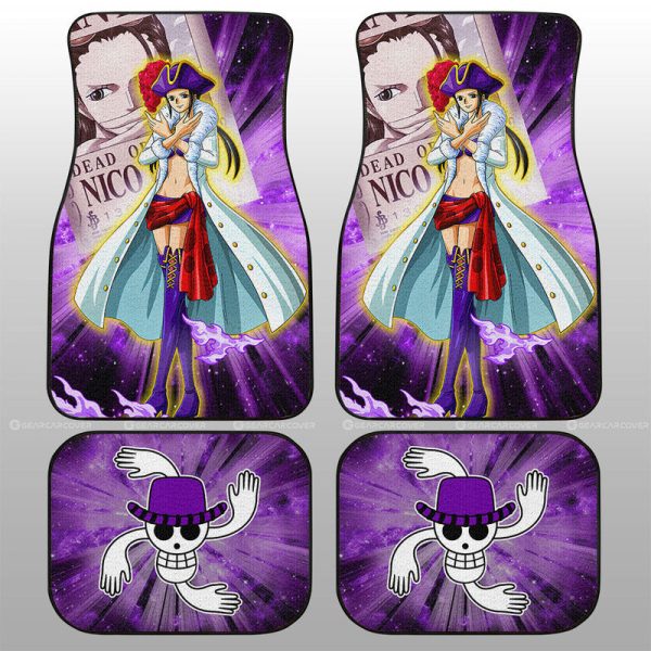 Nico Robin Car Floor Mats Custom Car Interior Accessories