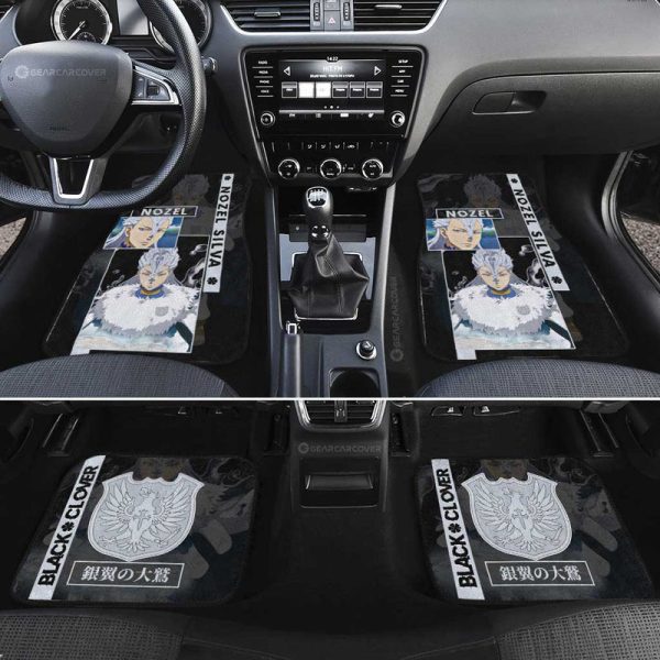 Nozel Silva Car Floor Mats Custom Black Clover Anime