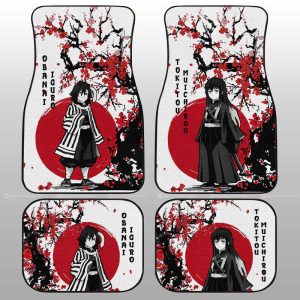 Obanai And Muichiro Car Floor Mats Custom Japan Style s