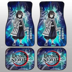 Obanai Iguro Car Floor Mats Custom Characters Demon Slayer Car Accessories