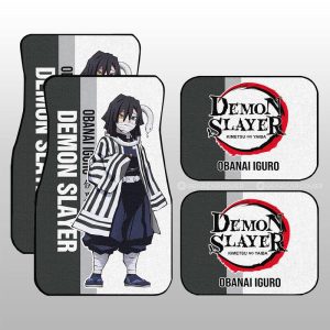 Obanai Iguro Car Floor Mats Custom Demon Slayer Car Accessories For Anime Fans