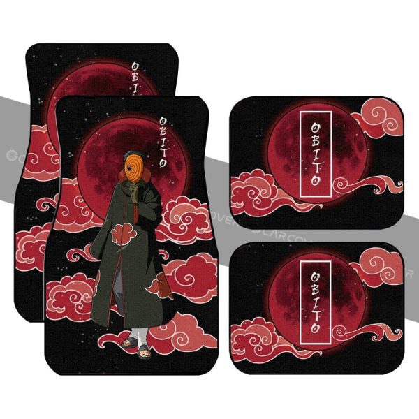 Obito Akatsuki Car Floor Mats Custom Anime Car Accessories