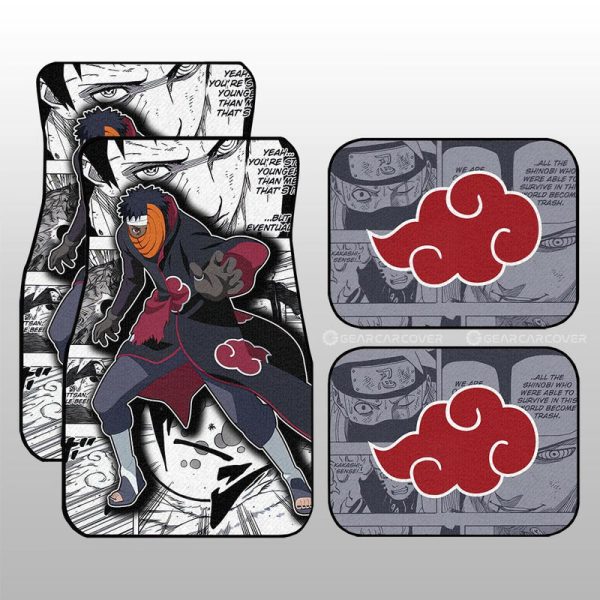 Obito Car Floor Mats Custom Anime Car Accessories Mix Manga