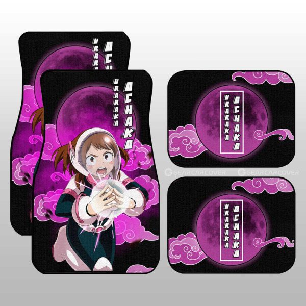 Ochako Uraraka Car Floor Mats Custom Car Interior Accessories