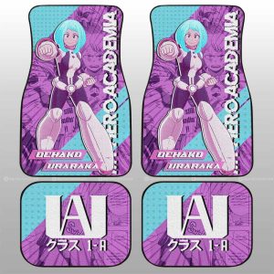 Ochako Uraraka Car Floor Mats Custom My Hero Academia Car Interior Accessories