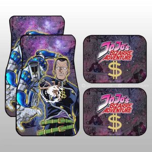 Okuyasu Nijimura Car Floor Mats Custom Galaxy Manga JJBA