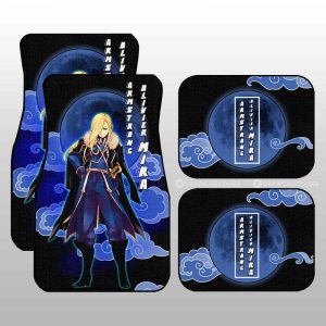 Olivier Mira Armstrong Car Floor Mats Custom Fullmetal Alchemist Anime Car Interior Accessories