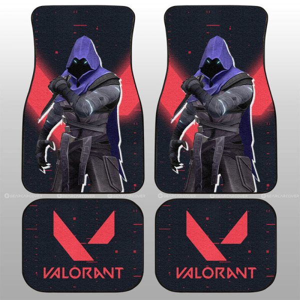 Omen Car Floor Mats Custom Valorant Agent