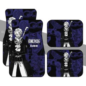 One Piece Sabo Car Floor Mats Custom Anime Mix Manga Car Interior Accessories