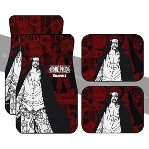 One Piece Shanks Car Floor Mats Custom Anime Mix Manga Car Interior Accessories