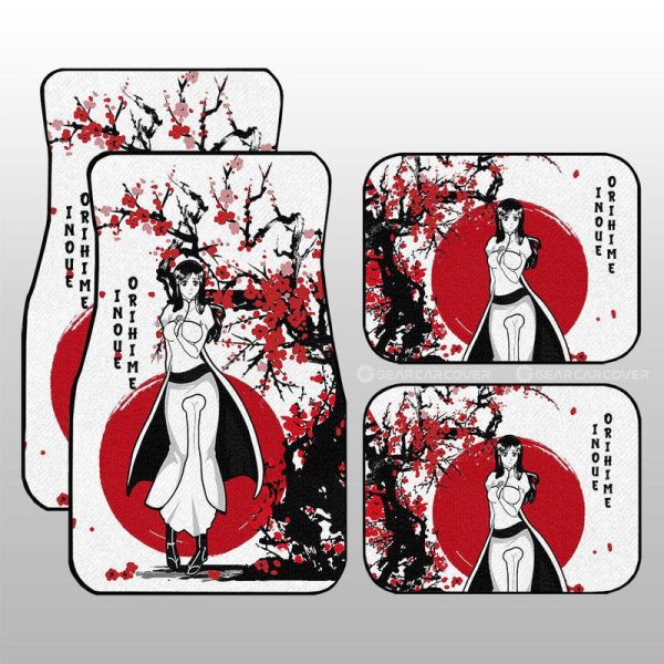 Orihime Inoue Car Floor Mats Custom Japan Style Bleach Car Interior Accessories