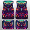 Owl Colorful Car Floor Mats Custom Car Accessories