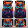 Owl Colorful Car Floor Mats Custom Car Accessories