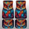 Owl Colorful Car Floor Mats Custom Car Accessories