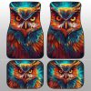 Owl Colorful Car Floor Mats Custom Car Accessories